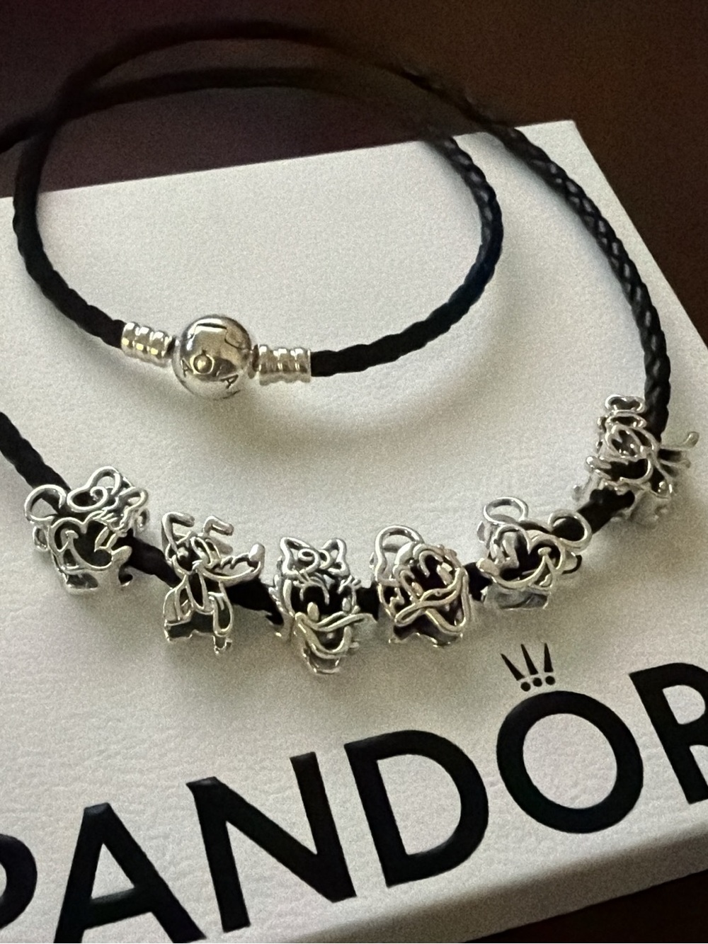 Silver Mickey Charms